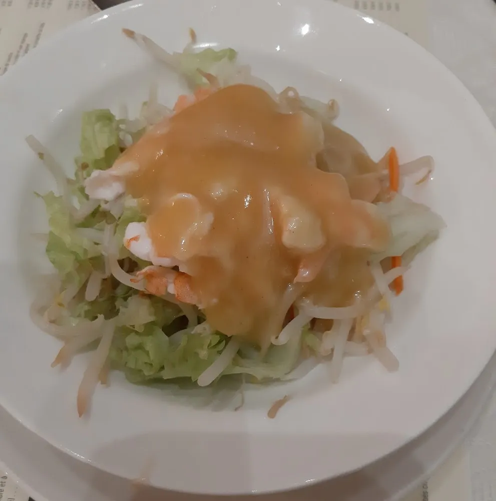 Salade Chinoise Aux Crevettes